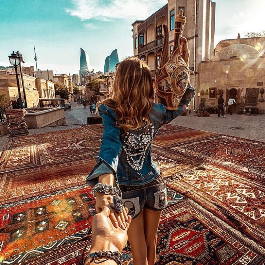 Check-In Apartment Near Fountain Square Vidadi Str Baku Luaran gambar